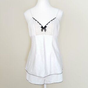 Etam 2 Piece Lingerie Set Camisole & Shorts Size 10